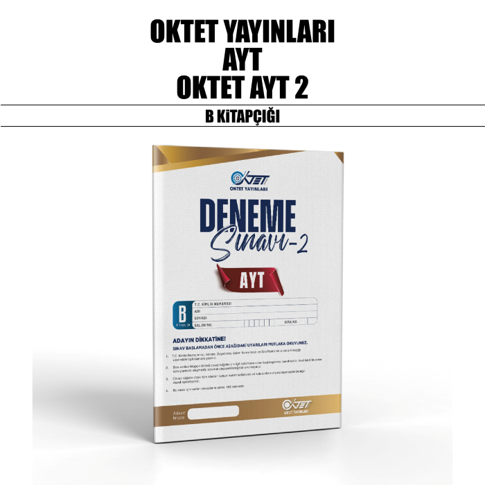 OKTET YAYIN YKS AYT SNV 2-B - 25-26